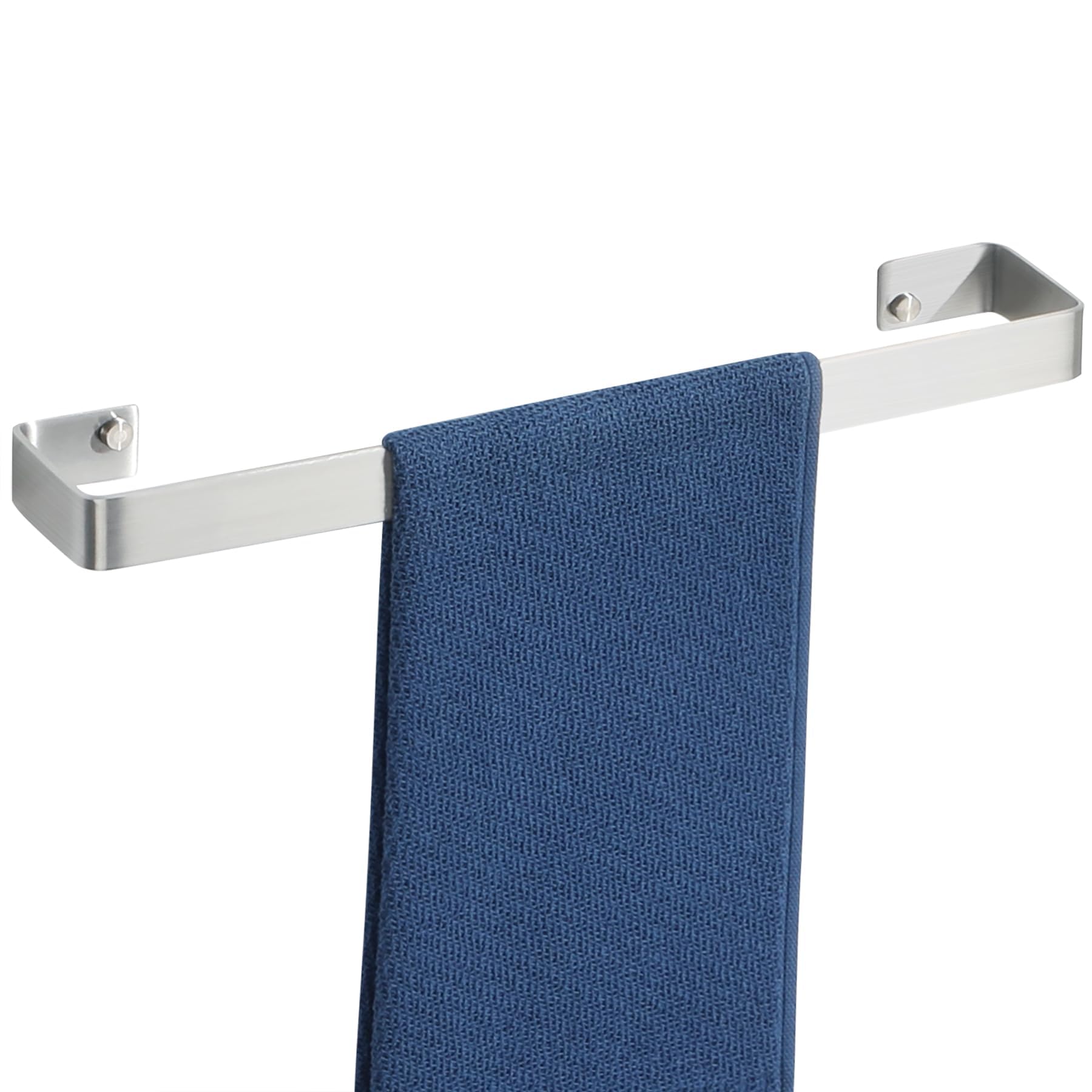 Mooche Brushed Towel Rail Wall Mounted, Hand Towel Holder, SUS304 Stainless Steel Towel Bar, Multi-Function Towel Rack for Bathrooms, Living Rooms, Balconies, Bedroom, Kitchen, 40CM