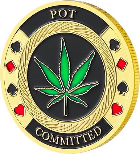 Guardia de póquer, Pesos para póquer, Regalos de póquer para hombres, Protector de tarjeta de póquer, Accesorios de póquer, Monedas coleccionables,