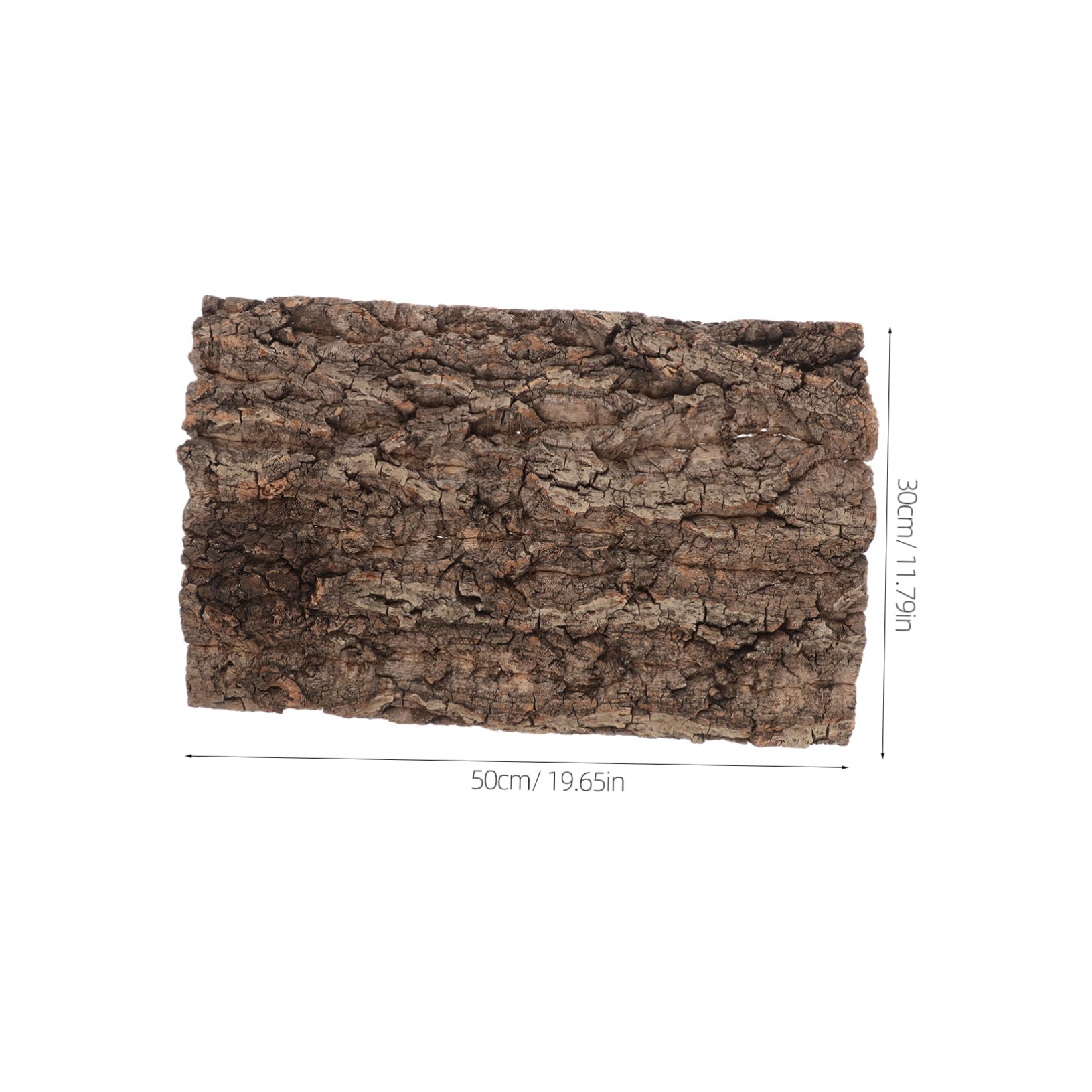 INOOMP De Corcho Real Decorativo para Acuarios Terrarios y Reptiles Estética Natural