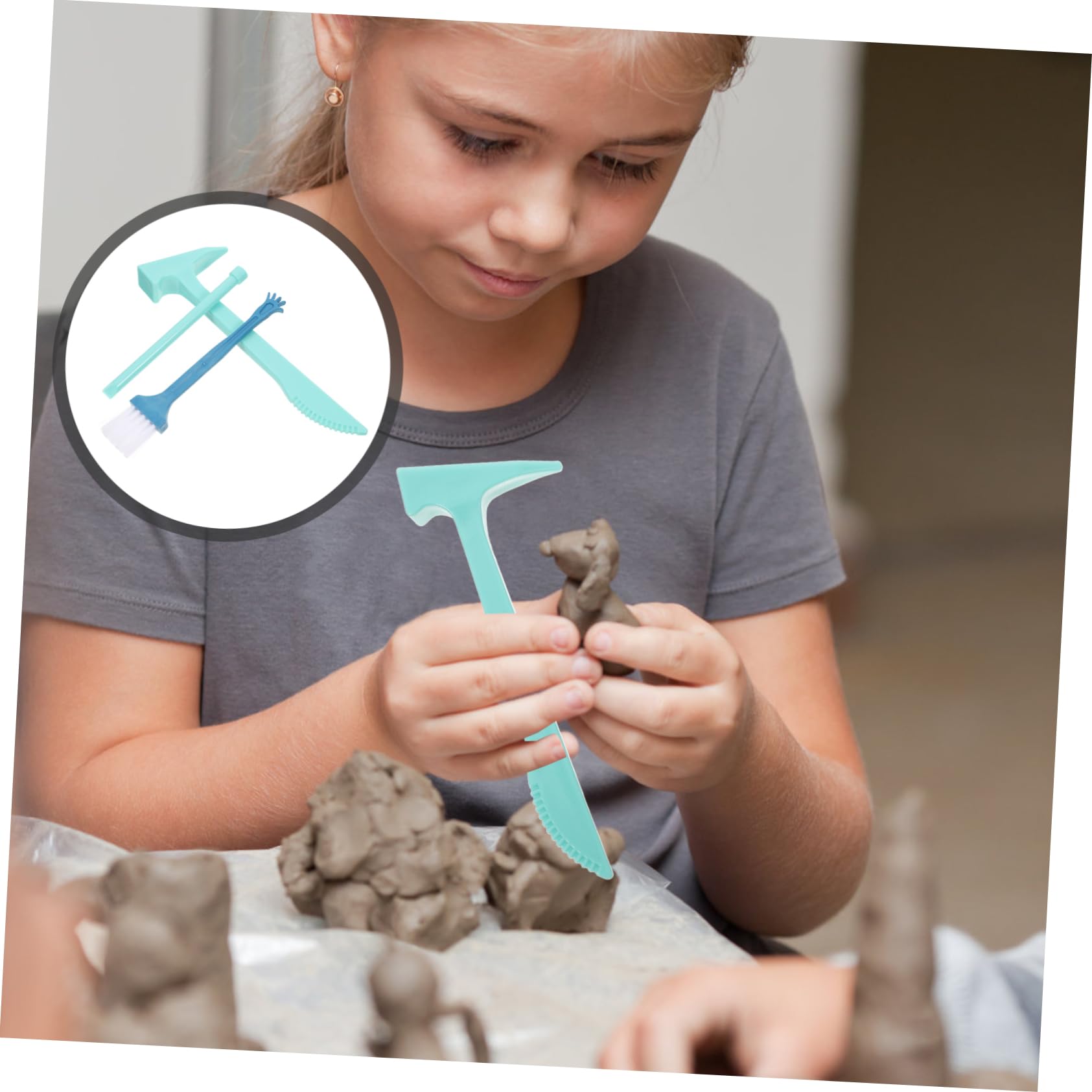 Hemobllo 6 Juegos Kit de Excavación Infantil con Herramientas Arqueológicas para Explorar Gemas y Minerales Juguete Educativo Práctico para Desarrollar Creatividad y Habilidades Manuales