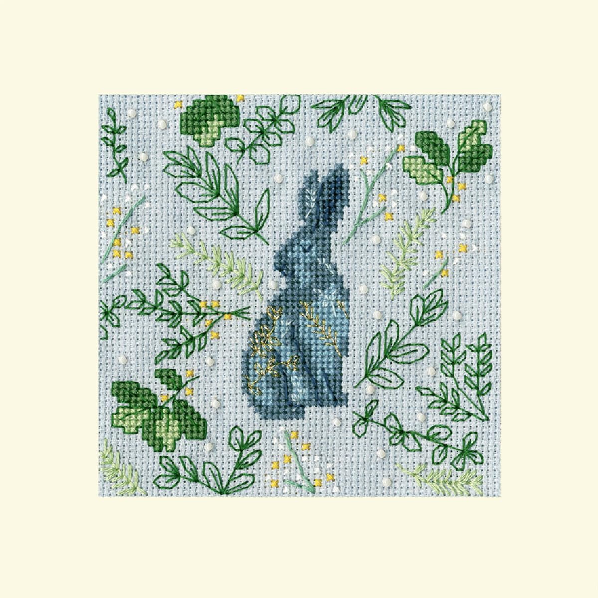 Bothy Threads Multifarbig Cross Stitch Kit - Scandi Hare