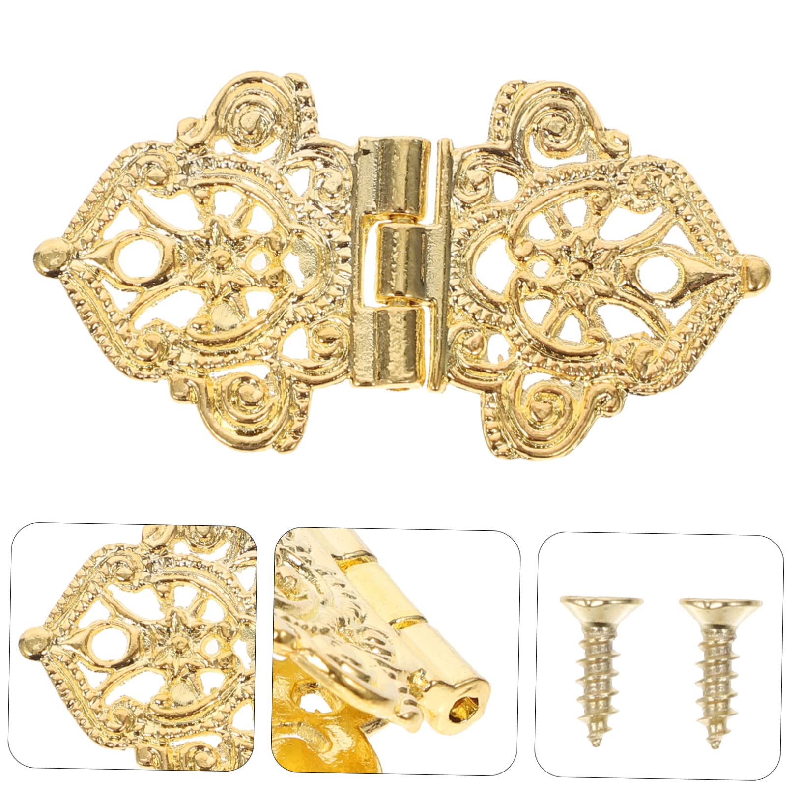 Amazon.co.jp: CRILSTYLEO 20個ヴィンテージデザイン装飾ヒンジ 木製