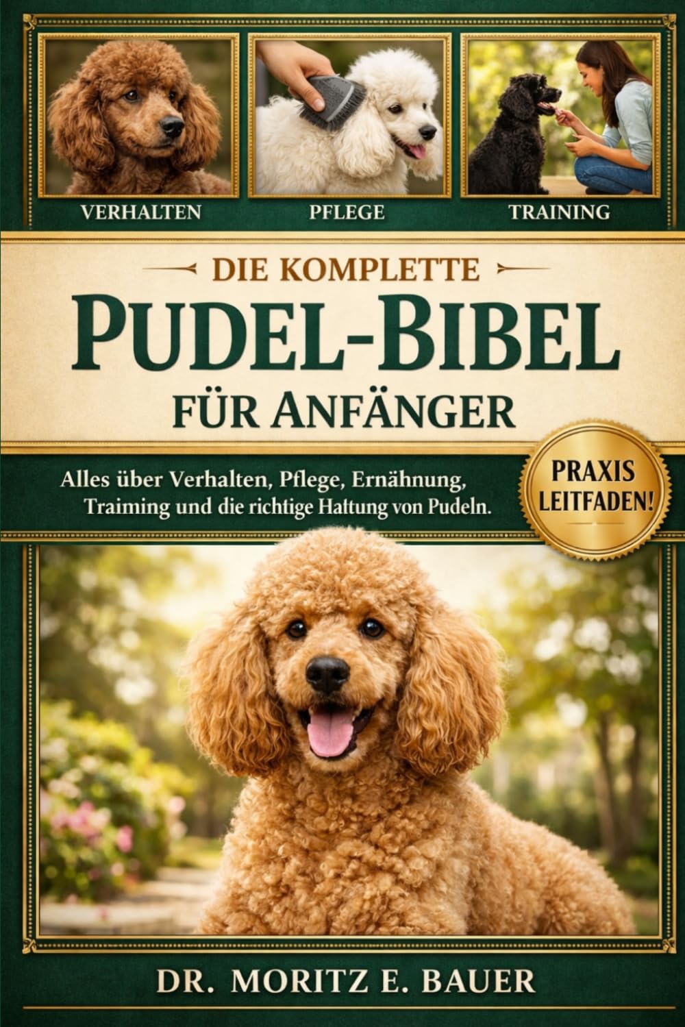 DIE KOMPLETTE PUDEL-BIBEL FÜR ANFÄNGER: Alles, was Sie über Pudel wissen müssen : Temperament und Intelligenz, Größenvarianten und Merkmale....tägliche Pflegeroutinen für Anfänger und Liebhaber.