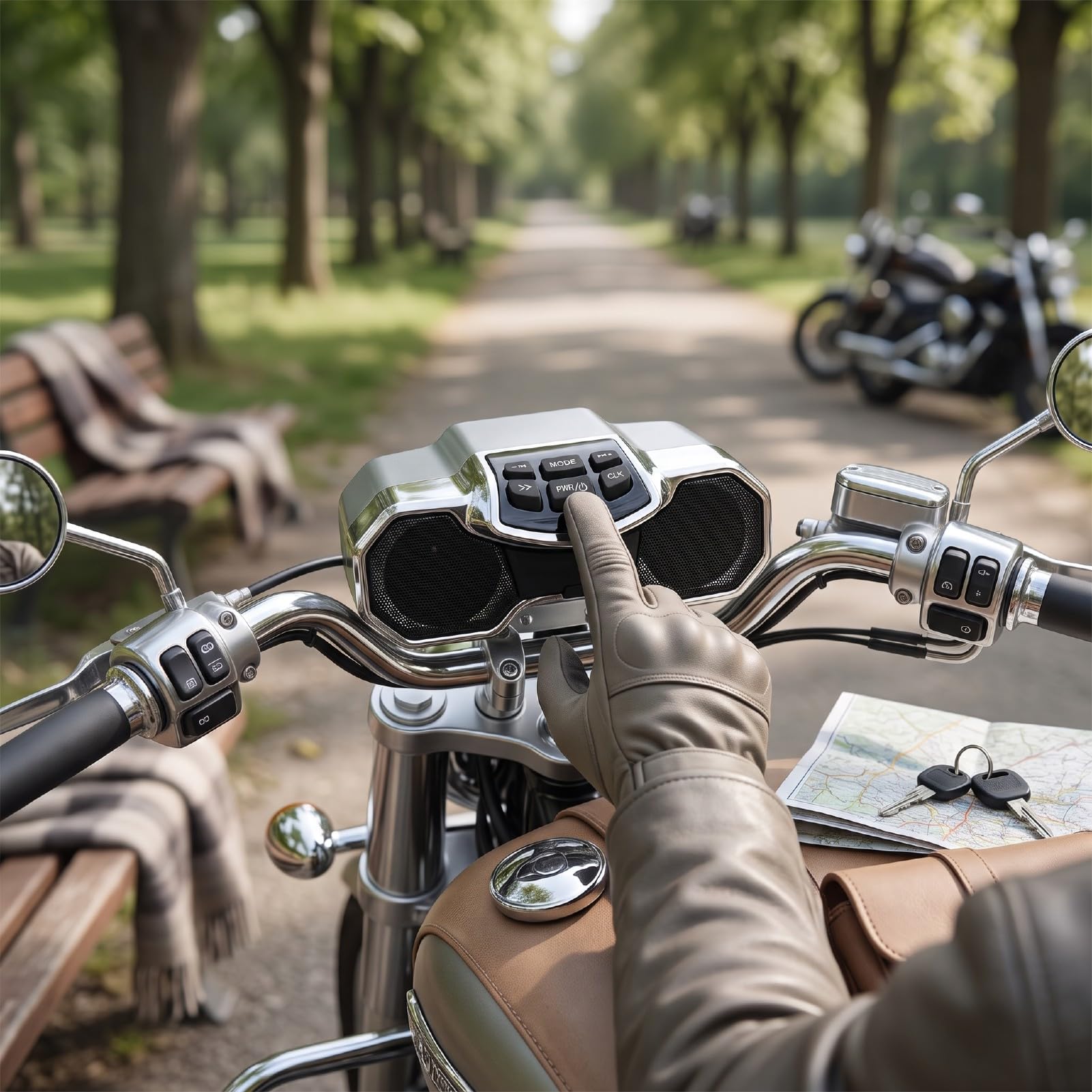 Motorcycle Bluetooth Speaker z Mocnym Dźwiękiem do Przyjemności Audio w