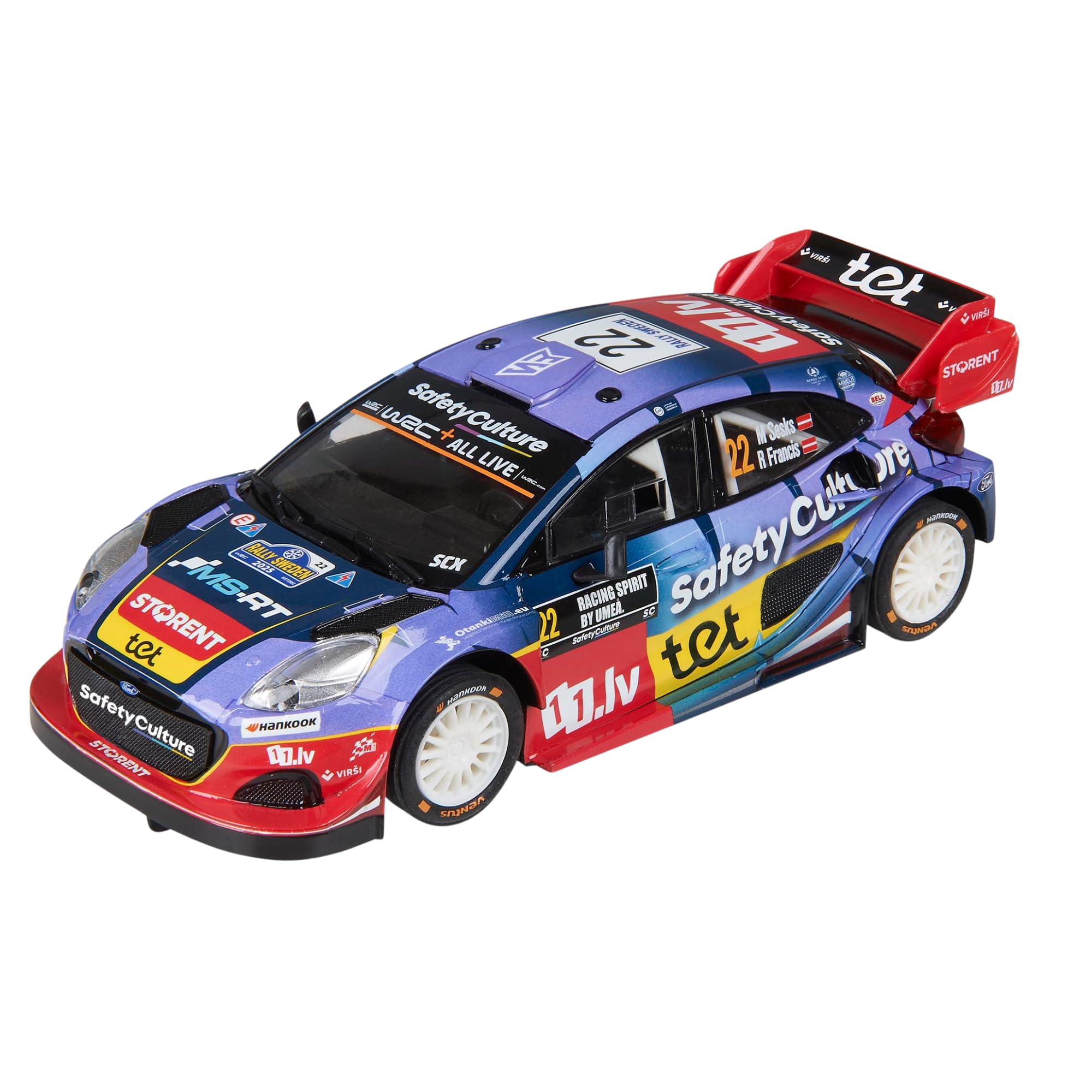 SCALEXTRIC - Classic Racing Vehicle - Slot Car - Scale 1:32 (Ford Puma WRC - Sesks '25)