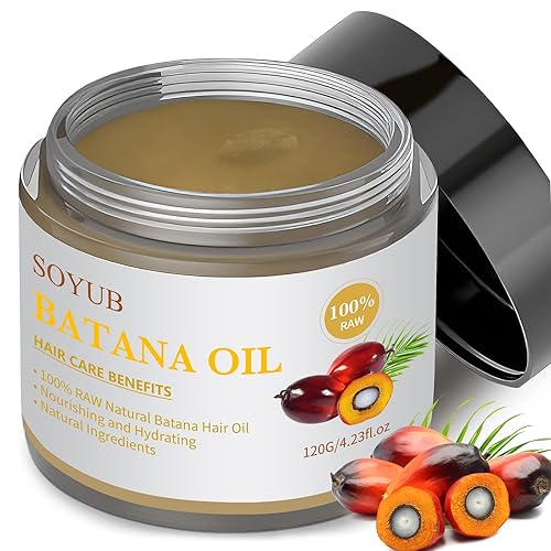 Aceite de batana crudo para el crecimiento del cabello, 100% puro, sin refinar y orgánico, aceite de Dr. Sebi Batana de Honduras promueve el disponible en Yaxa Colombia