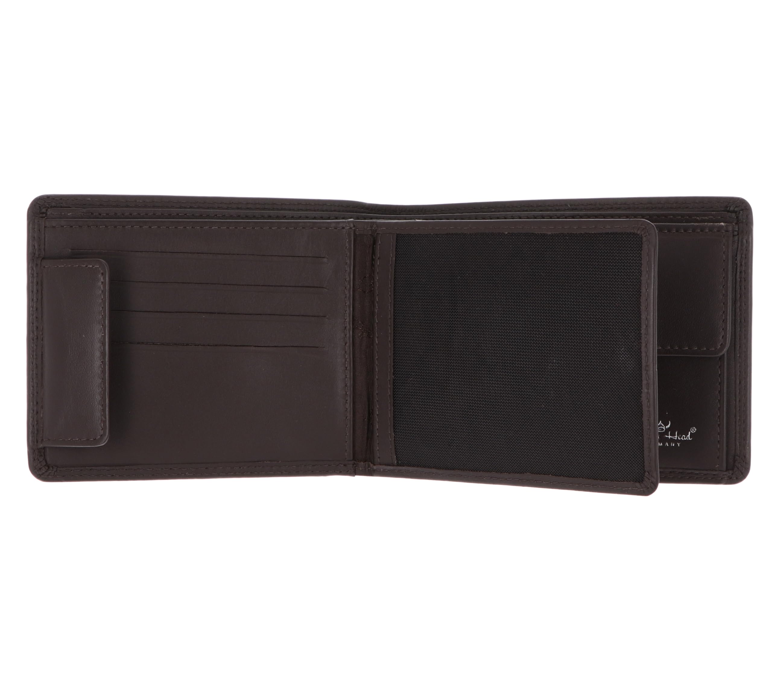 Golden Head Leder Geldbörse Polo RFID Protect Scheintasche 1138 Dunkelbraun
