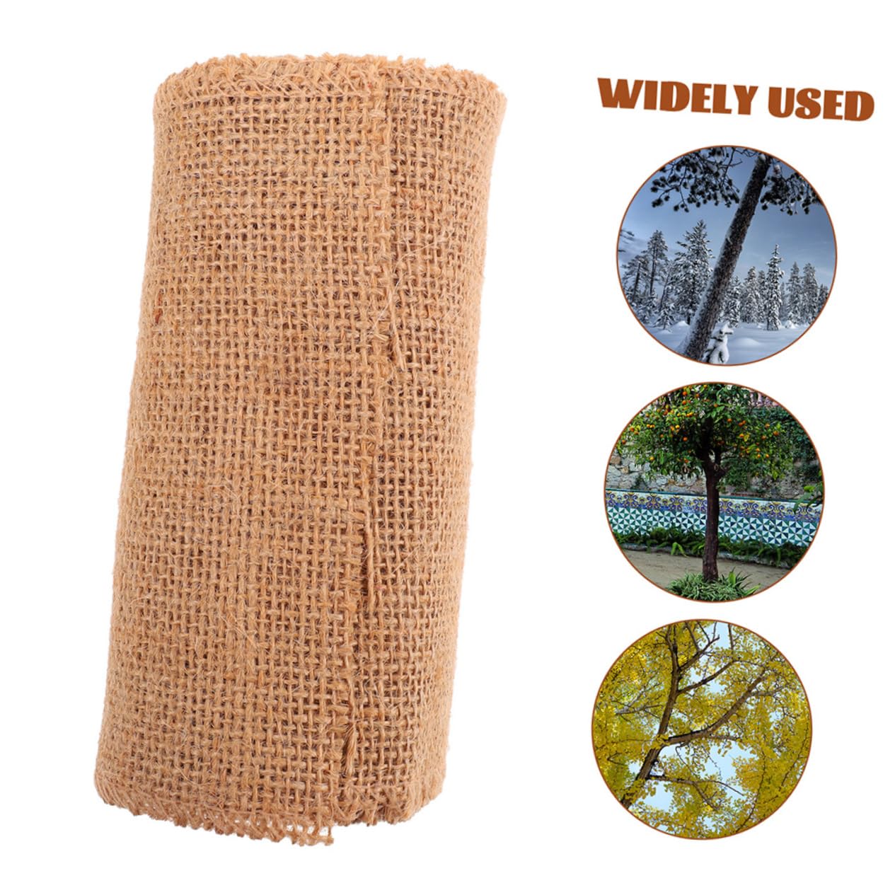 Kisangel Juta per Protezione Alberi e Piante Giardino Avvolgimento Antifreddo per Tronchi Materiale Naturale Riutilizzabile Facile Installazione e Protezione da Animali Selvatici