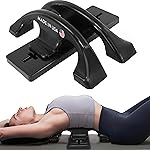 Thrival Arch Back Stretcher - Specialized Psoas Muscle Release Tool for Hip Flexor, Back, Glute, Iliacus, and Neck - Spine Decompressor, Trigger Point, and Myofascial Release - Carbon Black