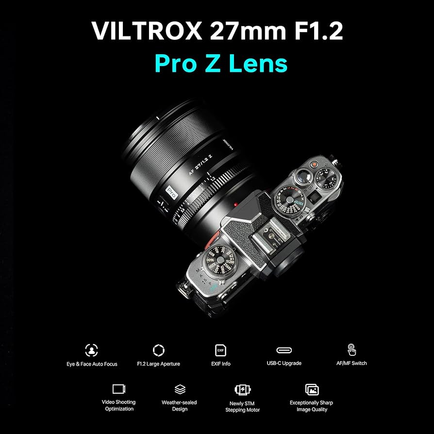 VILTROX 27mm F1.2 pro Zマウント VILTROX 27mm f/1.2 F1.2 Pro Z-Mount APS-C Lente de retrato com