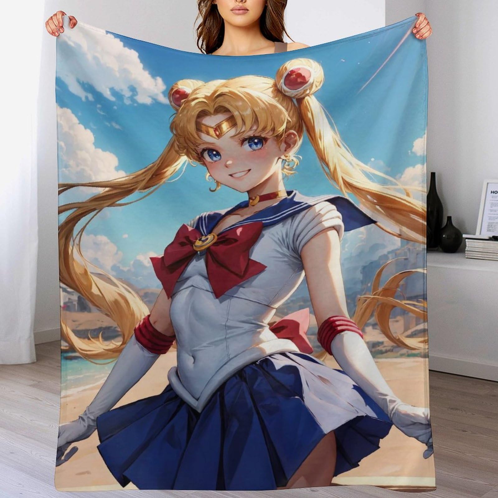 Amazon｜美少女戦士セーラームーン毛布 ブランケット マイクロ