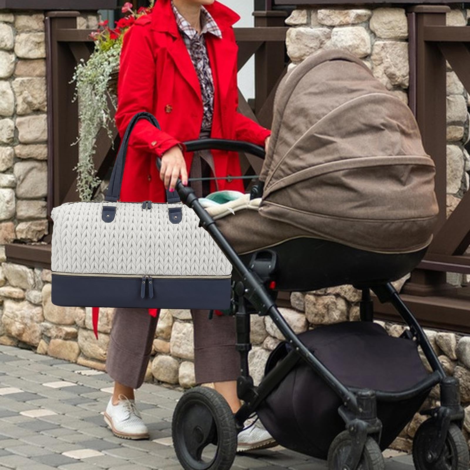 Borsa per pannolini da donna, borsa per pannolini, borsa per pannolini per