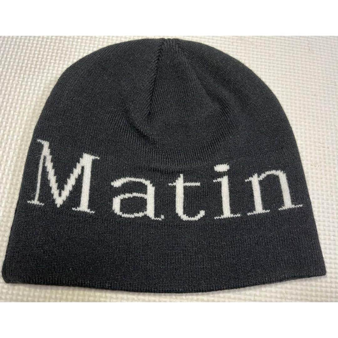 Amazon.co.jp: Matin Kim マーティンキム ニット帽 ビーニー ブラック 