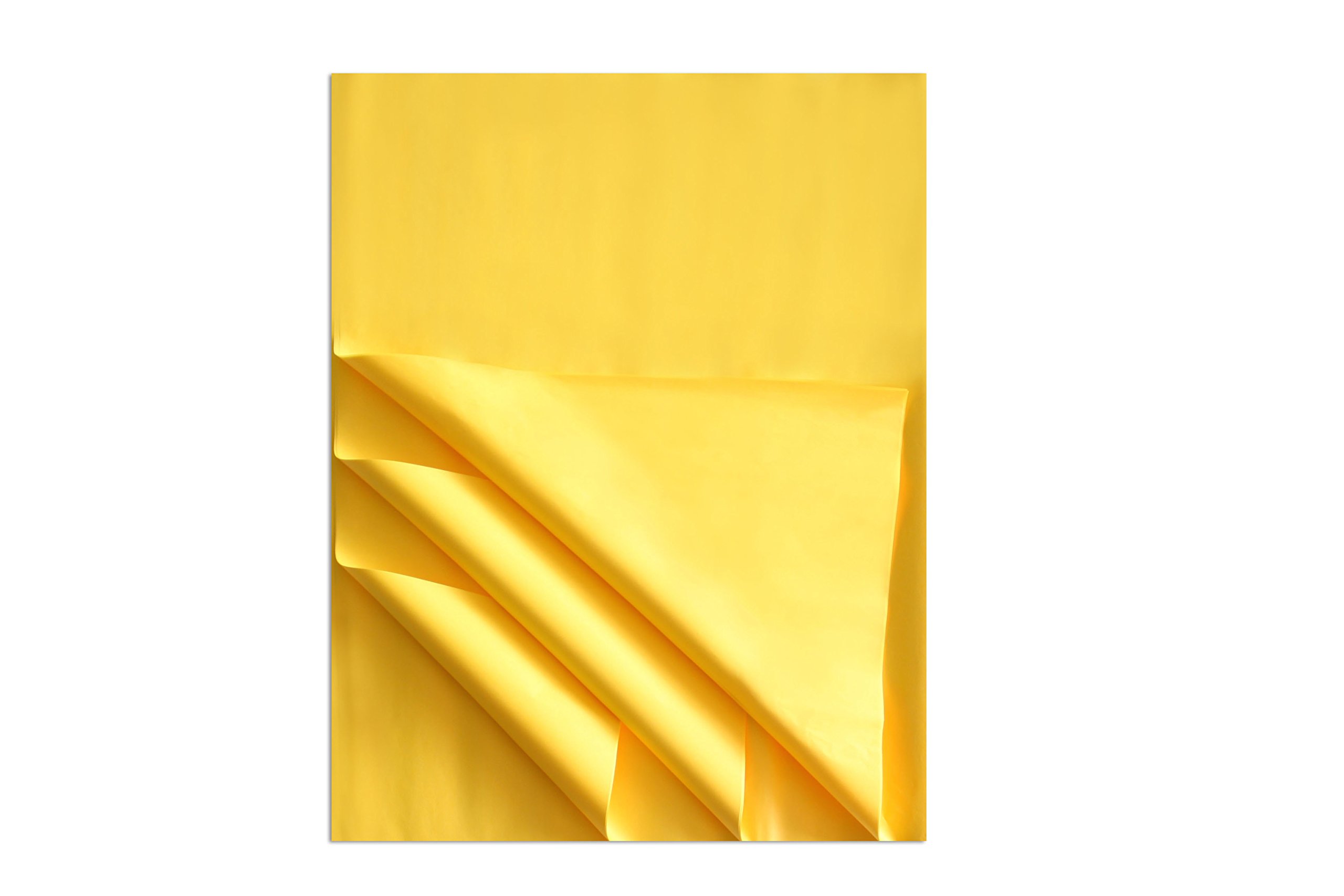 Carte Dozio - Carta Velina Giallo Chiaro - 50 Fogli a Conf. - F.to cm 76x100-21 gr/mq