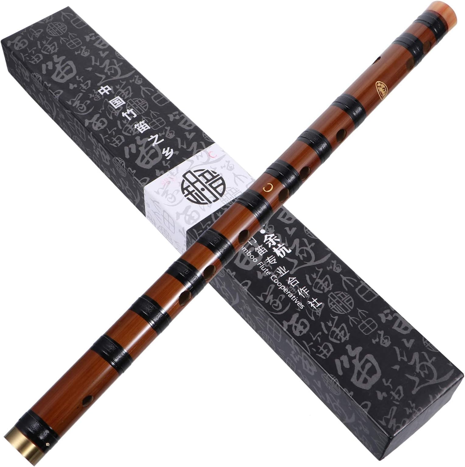 MILISTEN Bamboo Flute Musical Instruments Key C Wooden Flute Flute Instrument Chinese Bamboo Classic Musical Instrument for Kids Adults Beginners