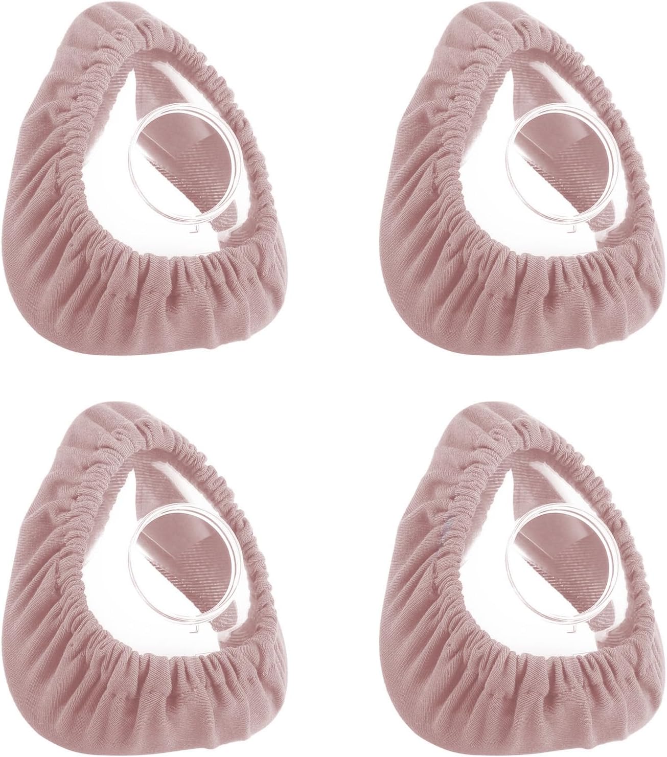 Mask Liners Compatible with F20 F10 and Most Full Face Masks, Bamboo Fiber Mask Cushions, Comfortable & Snug Fit (Light Pink, 4)