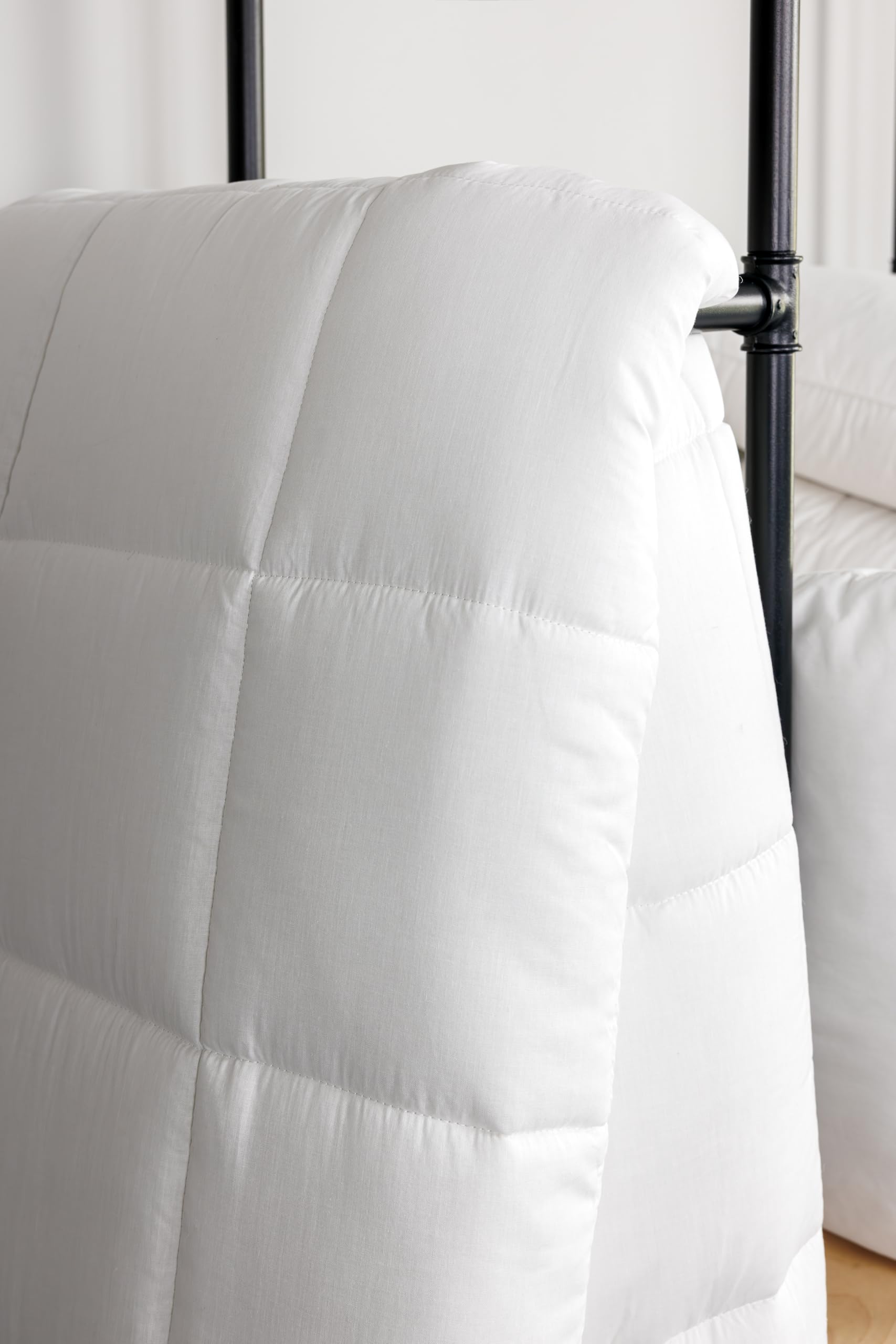 SAMPEDRO Edredón nórdico, 100% Microfibra, 290x240cm, Blanco