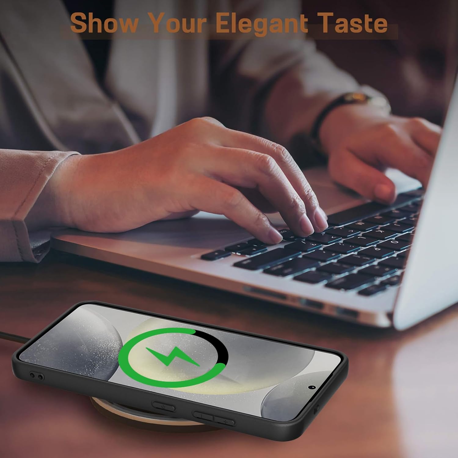 X-level for Samsung Galaxy S25 Plus Case,Slim Premium PU Leather Soft TPU Bumper Shockproof Protective Phone Cover for Samsung S25 Plus 2025 (Brown) - Image 3