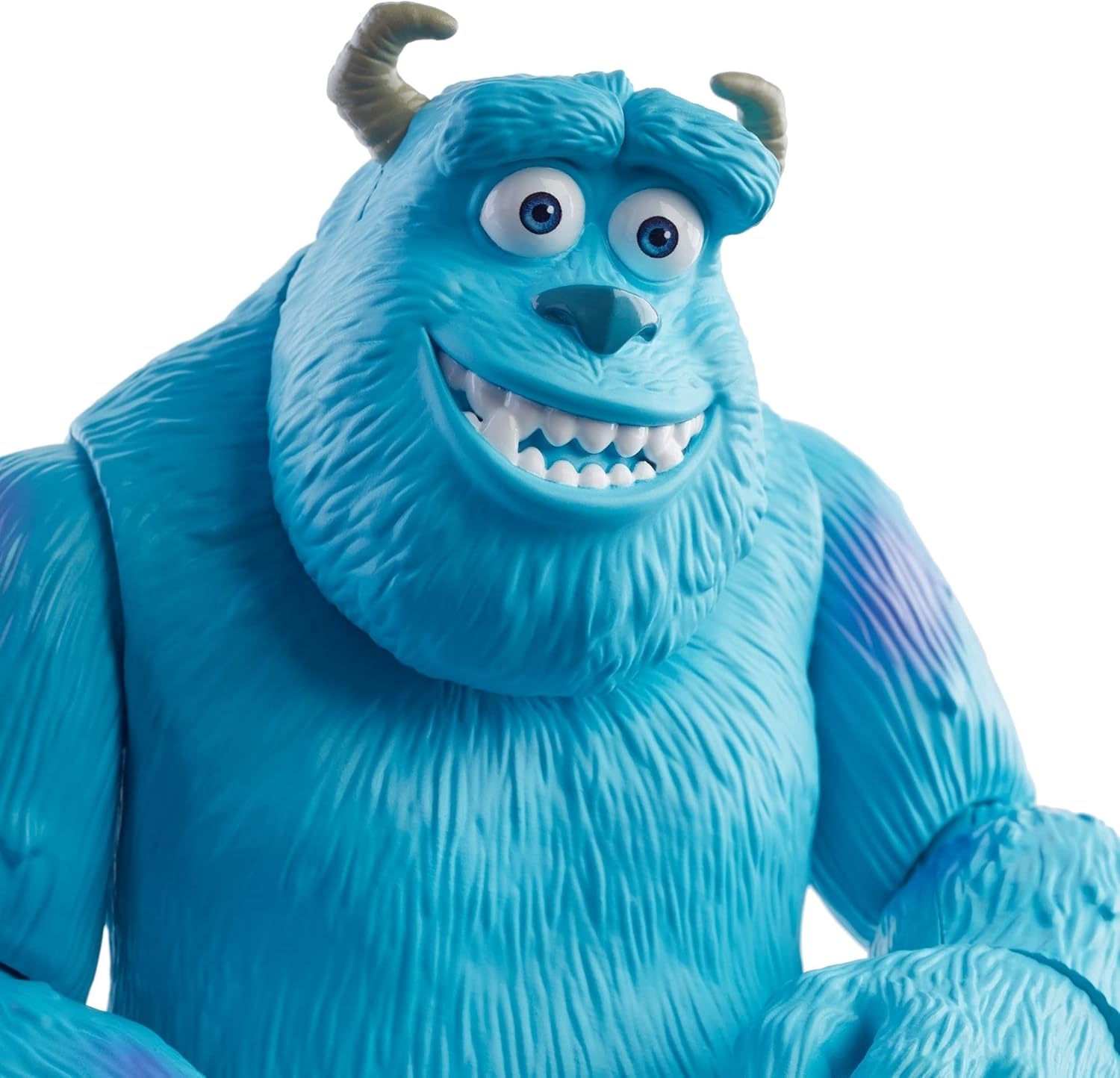 Mattel Pixar Sulley Figure True to Movie Scale Character Action Doll Highly Posable with Authentic Costumes for Storytelling, Collecting, Monsters, Inc. Toys for Kids Gift Ages 3 and Up