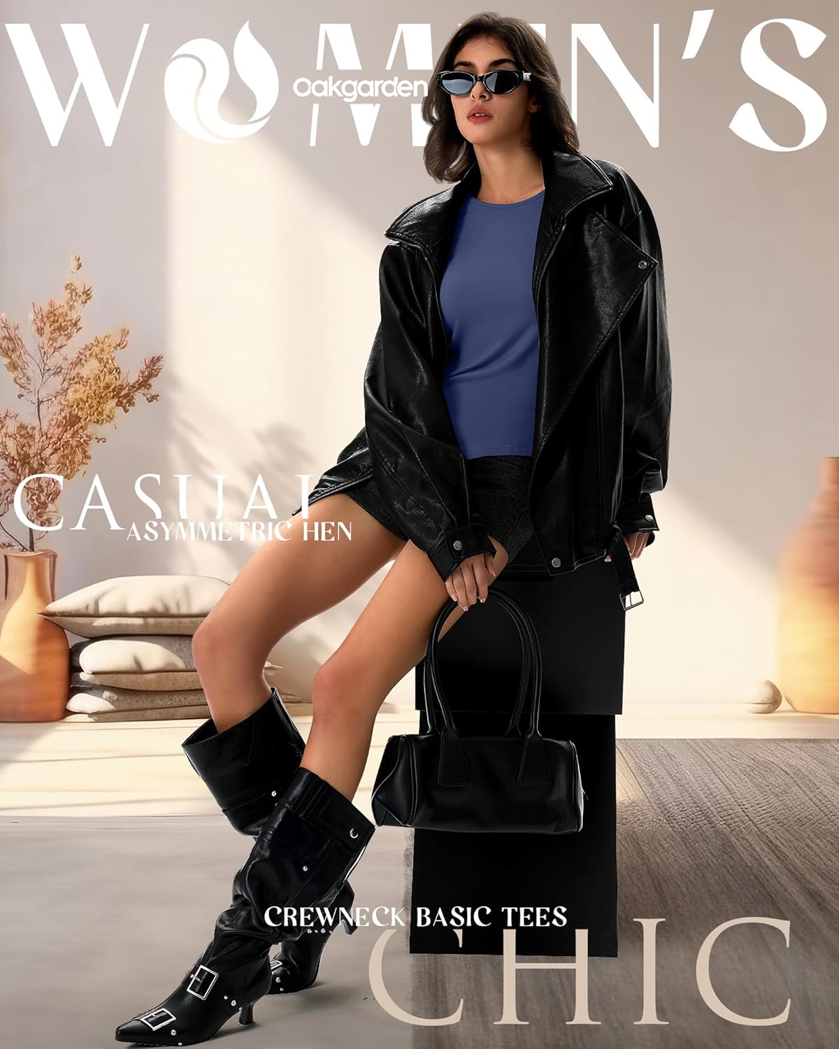 3 Pack Asymmetrical Tops for Women Long Sleeve Casual Shirts Ruched Slit Fitted Basic Tees Y2k Going Out Tunic Top - Image 6