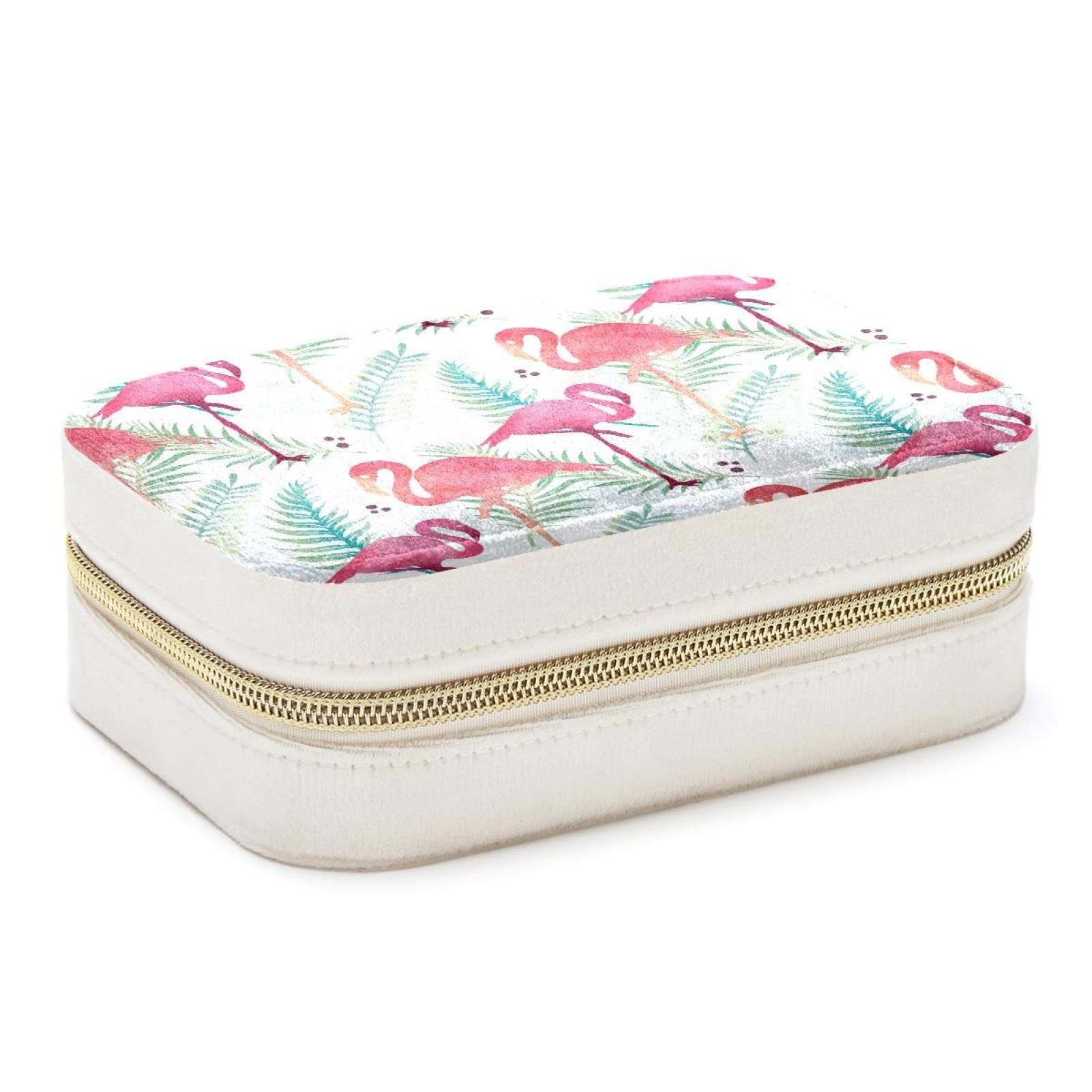 Boîte à bijoux de voyage flamant rose, le cadeau idéal pour l'anniversaire des femmes et filles