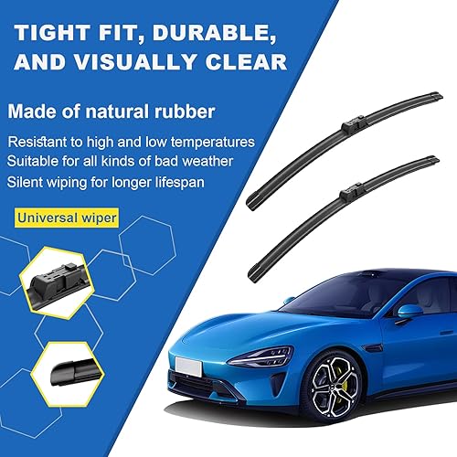 Vista 16 de SIMPWIBLD 3 limpiaparabrisas de repuesto para Hyundai Santa Fe/2013-2016 Mazda CX-5/2001-2007 Toyota Corolla 2007-2012, repuesto de equipo original