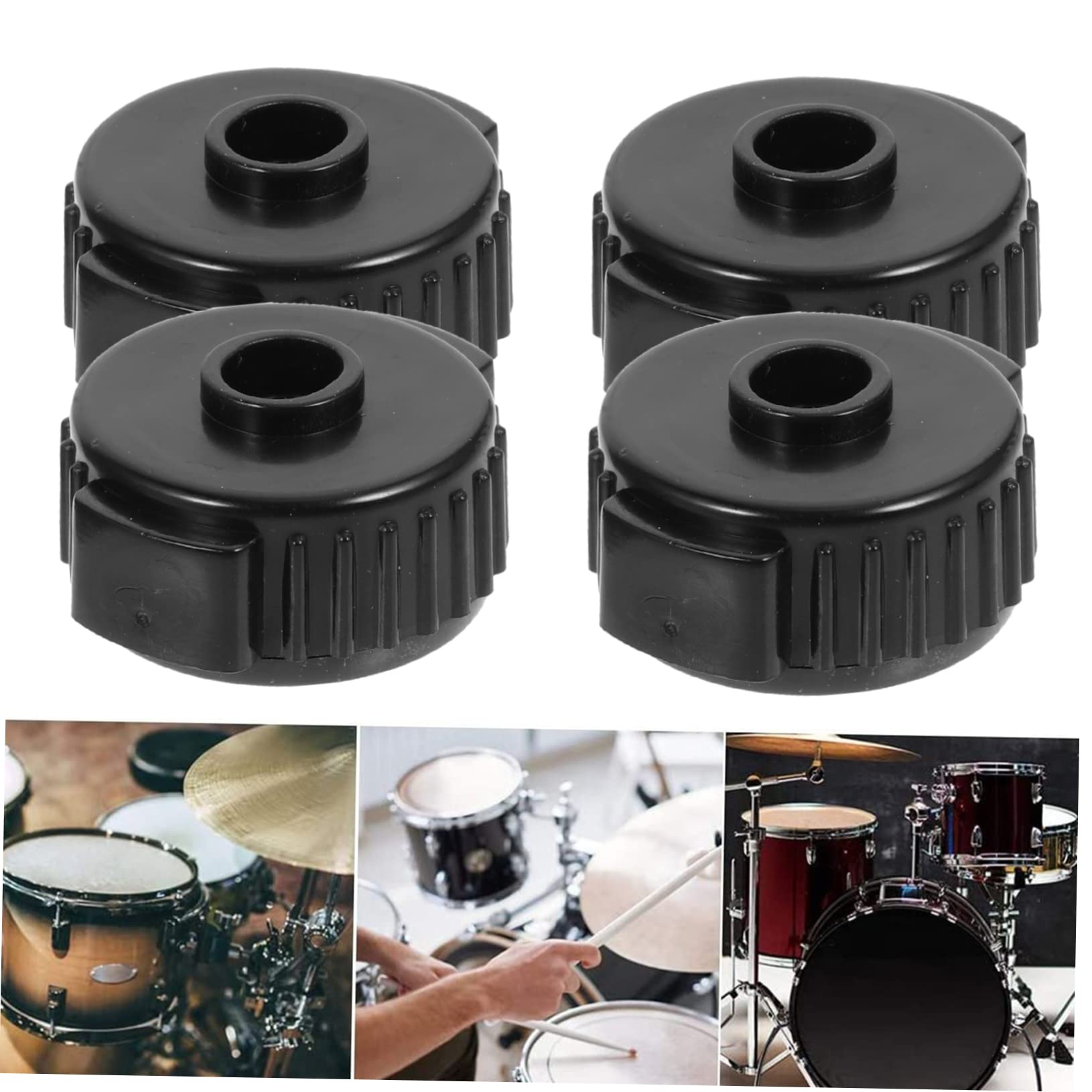 Levemolo 3sets Quick Assembly Cymbal Quick Release Nuts Drum Nut Fixing Buckle for Cymbal Stand 5pcs*3