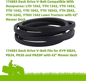 Amazon.com : 174883 532174883 Lawn Mower Deck Drive Belt 5/8