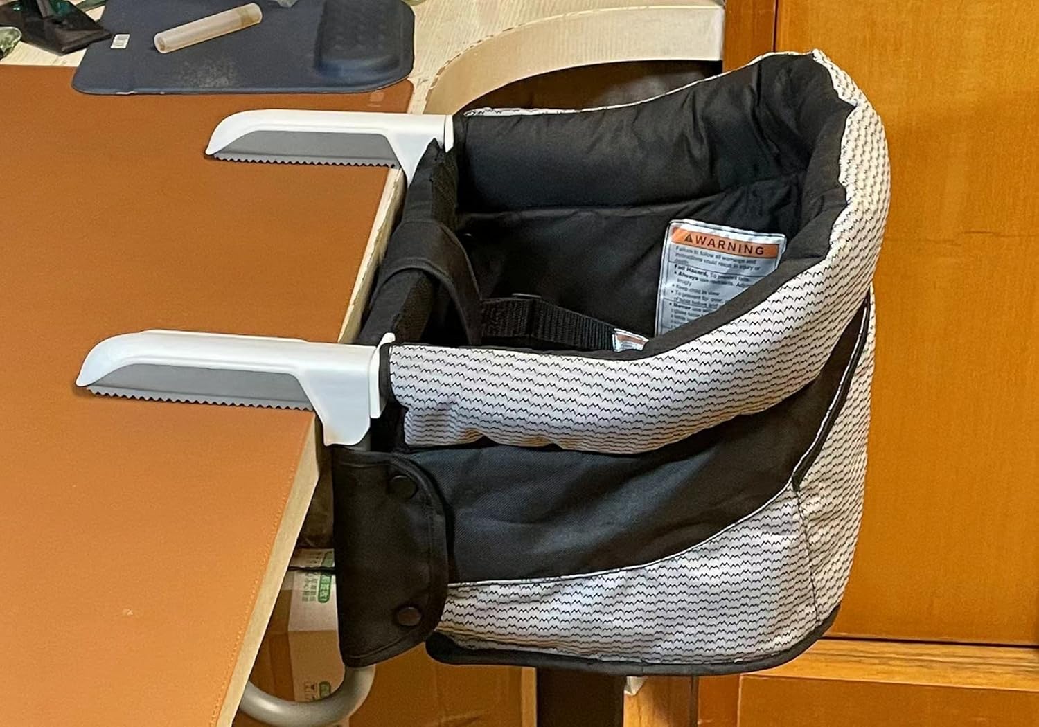 zeepops Hook On Table High Chair with Tray for Babies and