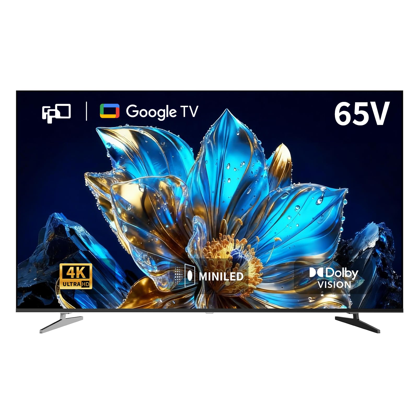 K 購入者確定 FPD チューナーレス スマートテレビ 4K 65インチ Amazon | FPD 65型 4K Mini LED液晶スマートテレビ 量子ドット 144Hz