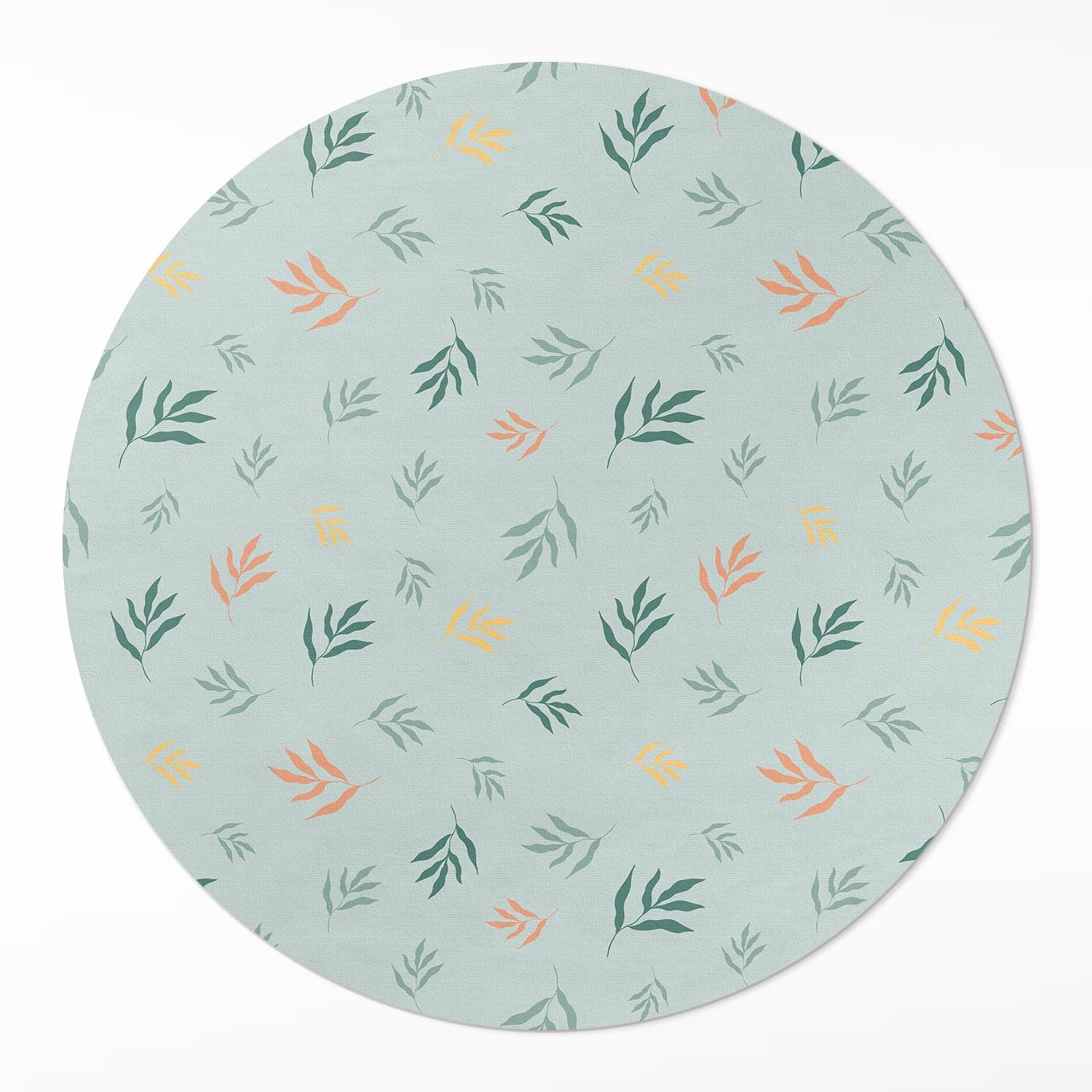 Tapis vinyle ø80 cm de sol cuisine pvc maison deco rond