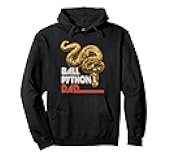 Ball Python Dad Reptile Snake Keeper Dad Father's Day Pullover Hoodie