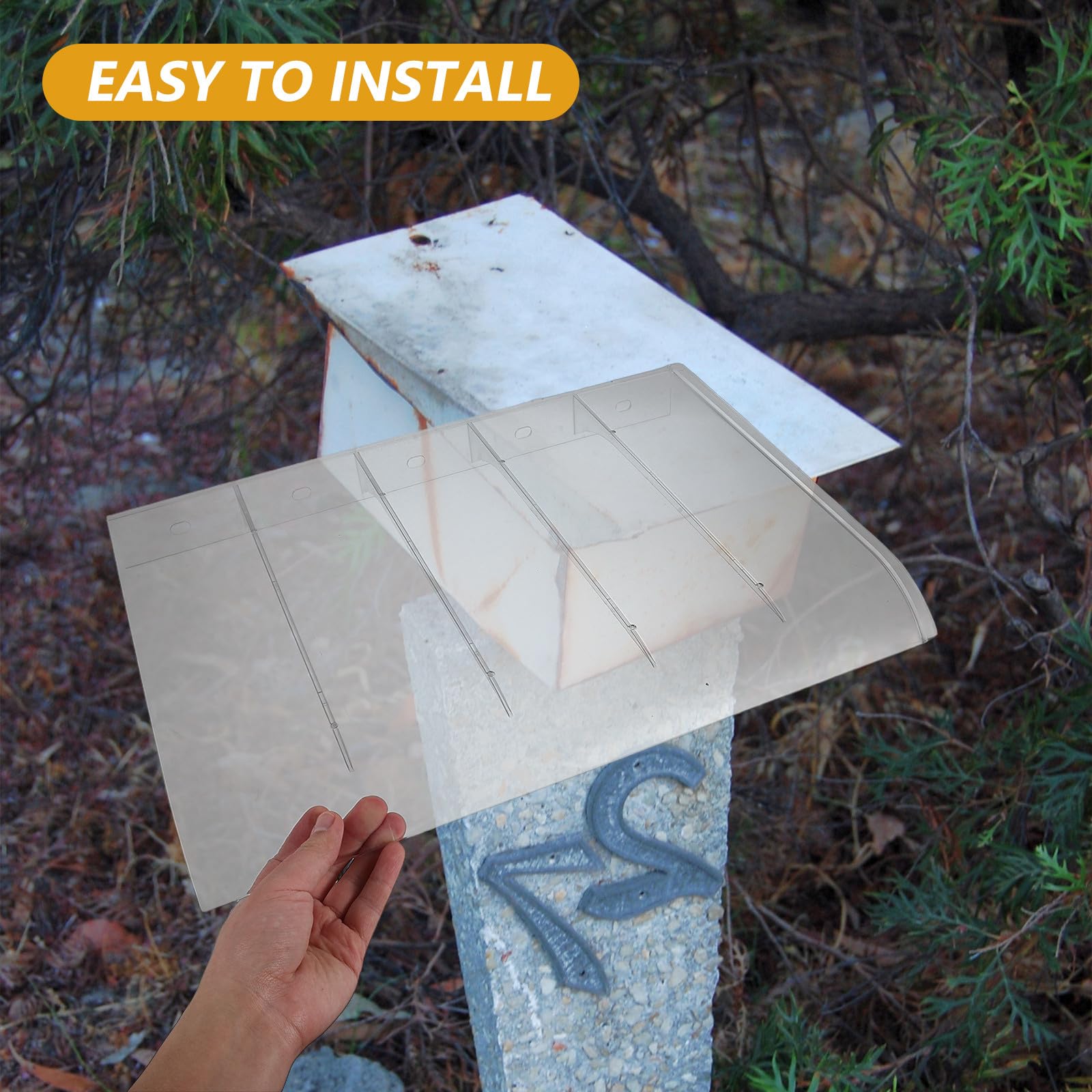 Rain Overhang - Wall Mount Mailboxes - The Home Depot Rain Overhang - Wall Mount Mailboxes - The Home Depot