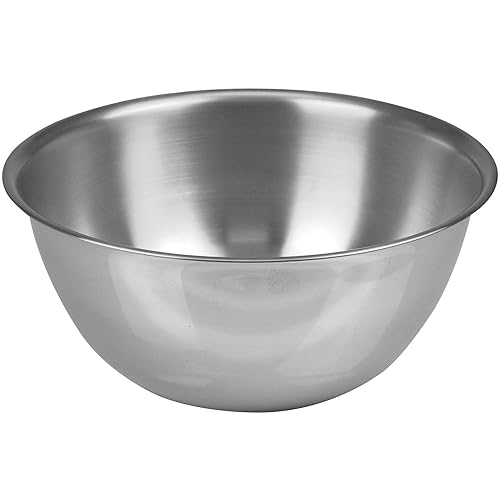 Large Stainless Steel Mixing Bowl, 6.25-Quart, 11.75 x 5.5 inches,