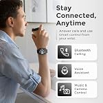 iWatch® Smartwatch with Bluetooth Calling, 1.85" AMOLED Display, Fitness & Sleep Tracking, Waterproof Smart Watch for Men & Women, Compatible with iPhone & Android, from Hudson Watch