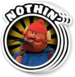 JBaptist Vinylart (3Pcs) Yukon Cornelius Nothing Christmas Movie ...