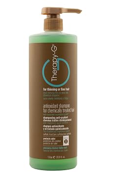 Antioxidant Shampoo For Chemically Treated Hair For thinning, fine hair and anti hair loss. Hair regrowth and color protector Liter 33.8 oz