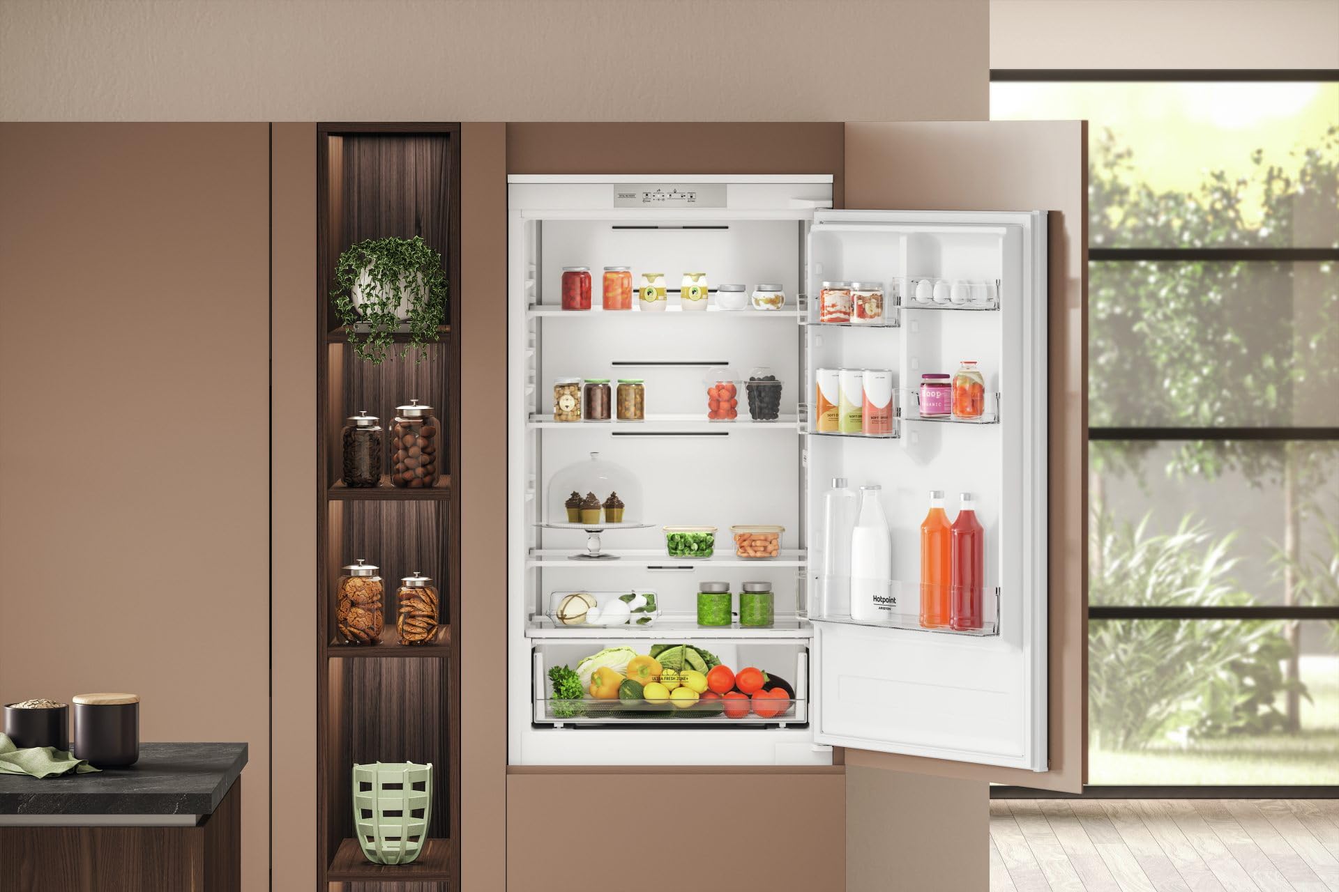 Frigorifero combinato da incasso Hotpoint: - HA SP70 T111