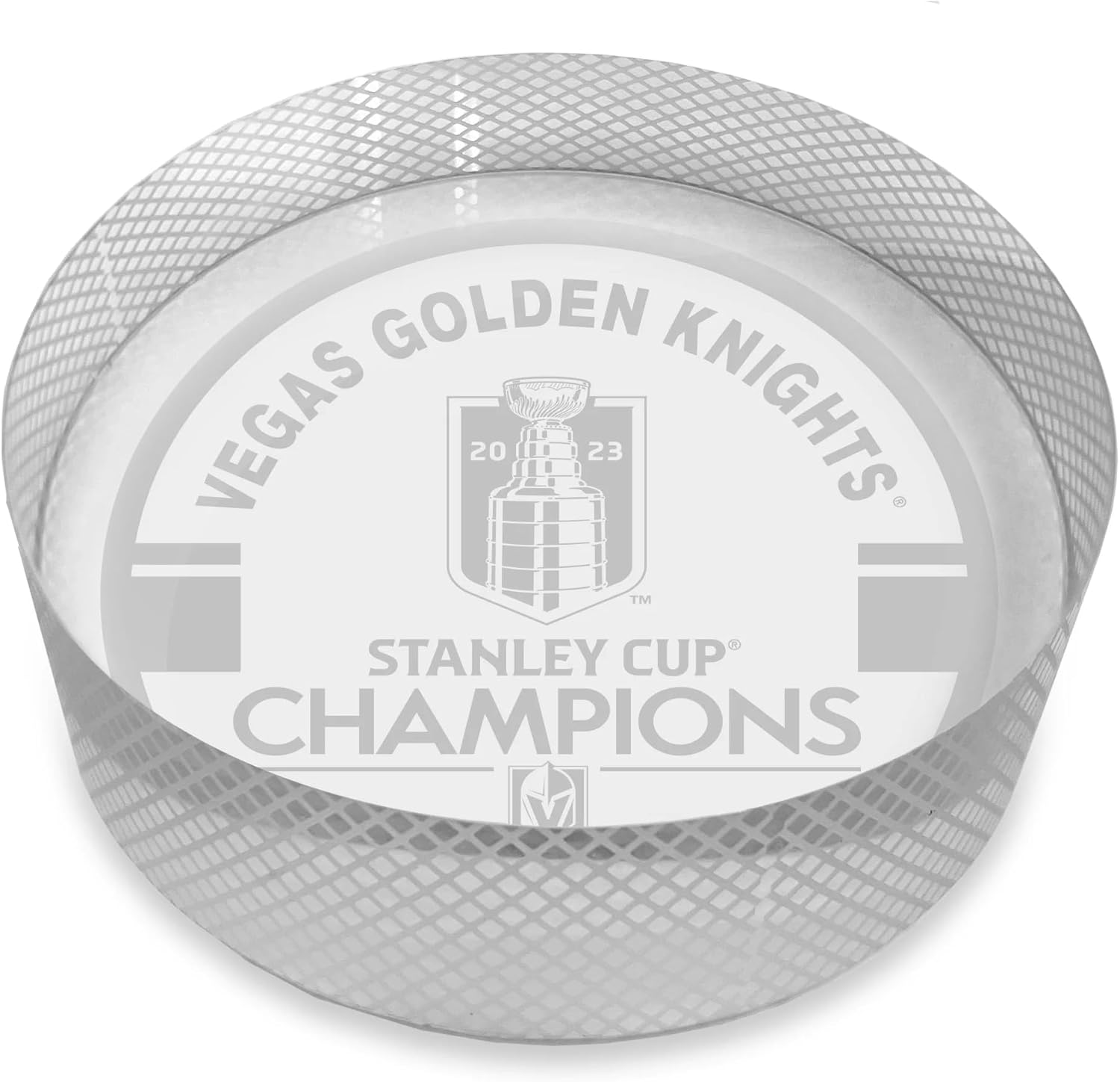 Sports Decor Vegas Golden Knights Stanley Cup Champions Crystal Puck