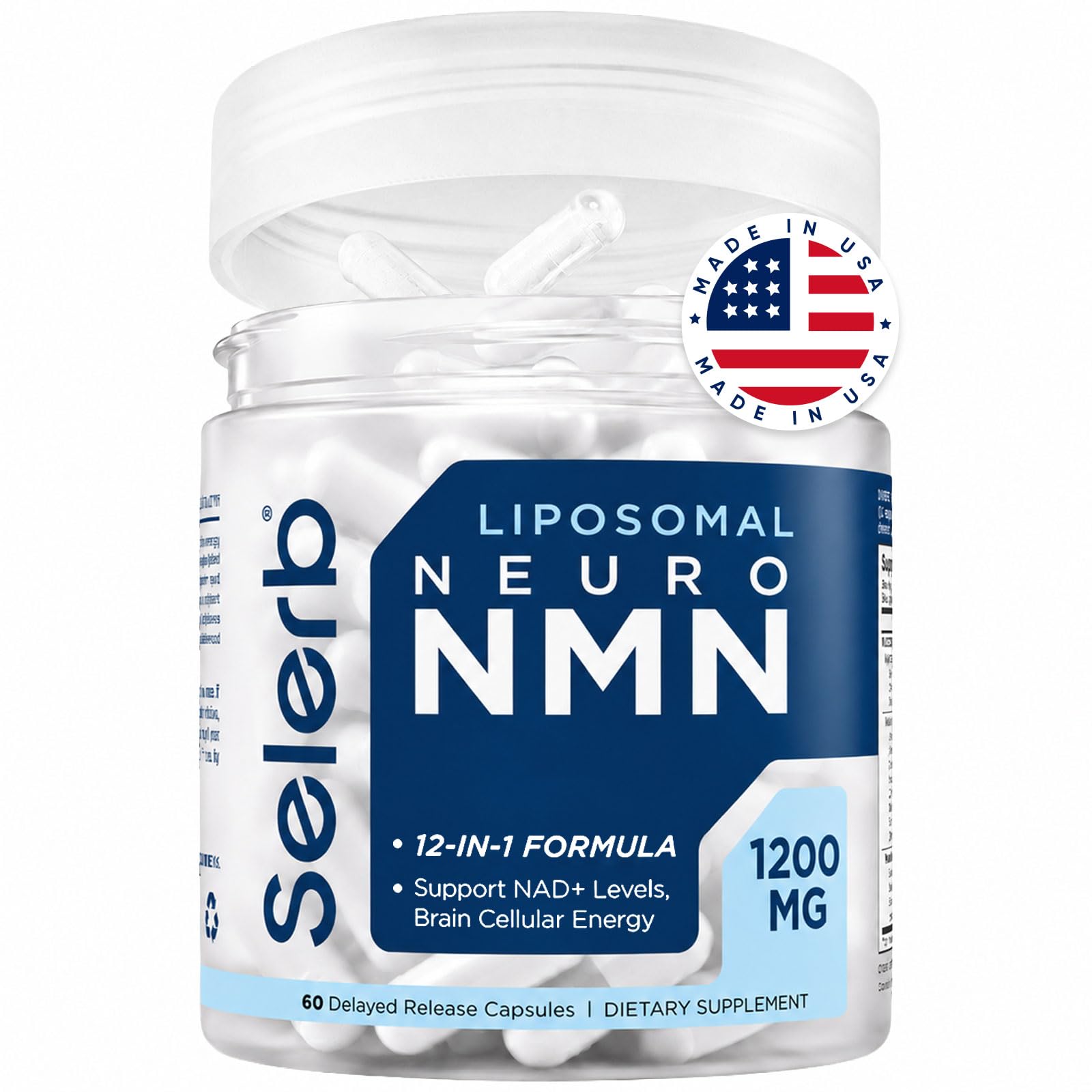 Amazon.com: Selerb NMN Supplement Liposomal Neuro NMN with
