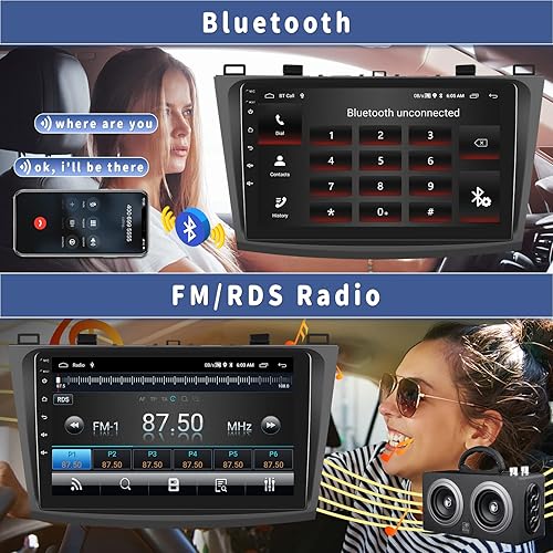 Miniatura 4 de Android 13 Estéreo de coche para Mazda 3 2009-2013, 9 pulgadas, pantalla táctil, radio de coche, unidad principal Android con enlace de espejo, GPS,