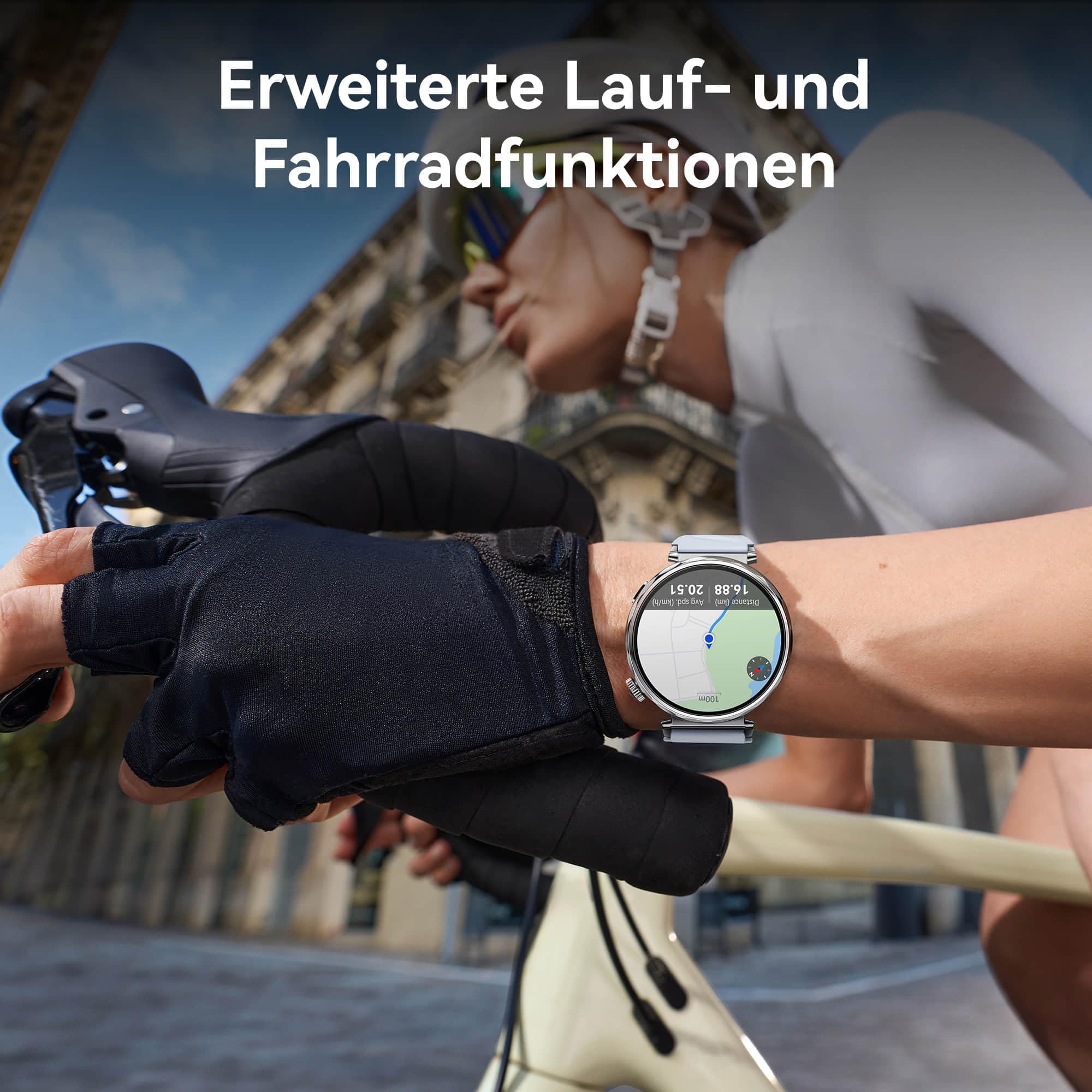 HUAWEI Watch GT 5 Smartwatch, GPS Fitnessuhr, Gesundheitsmonitoring, 46 mm, Schwarz