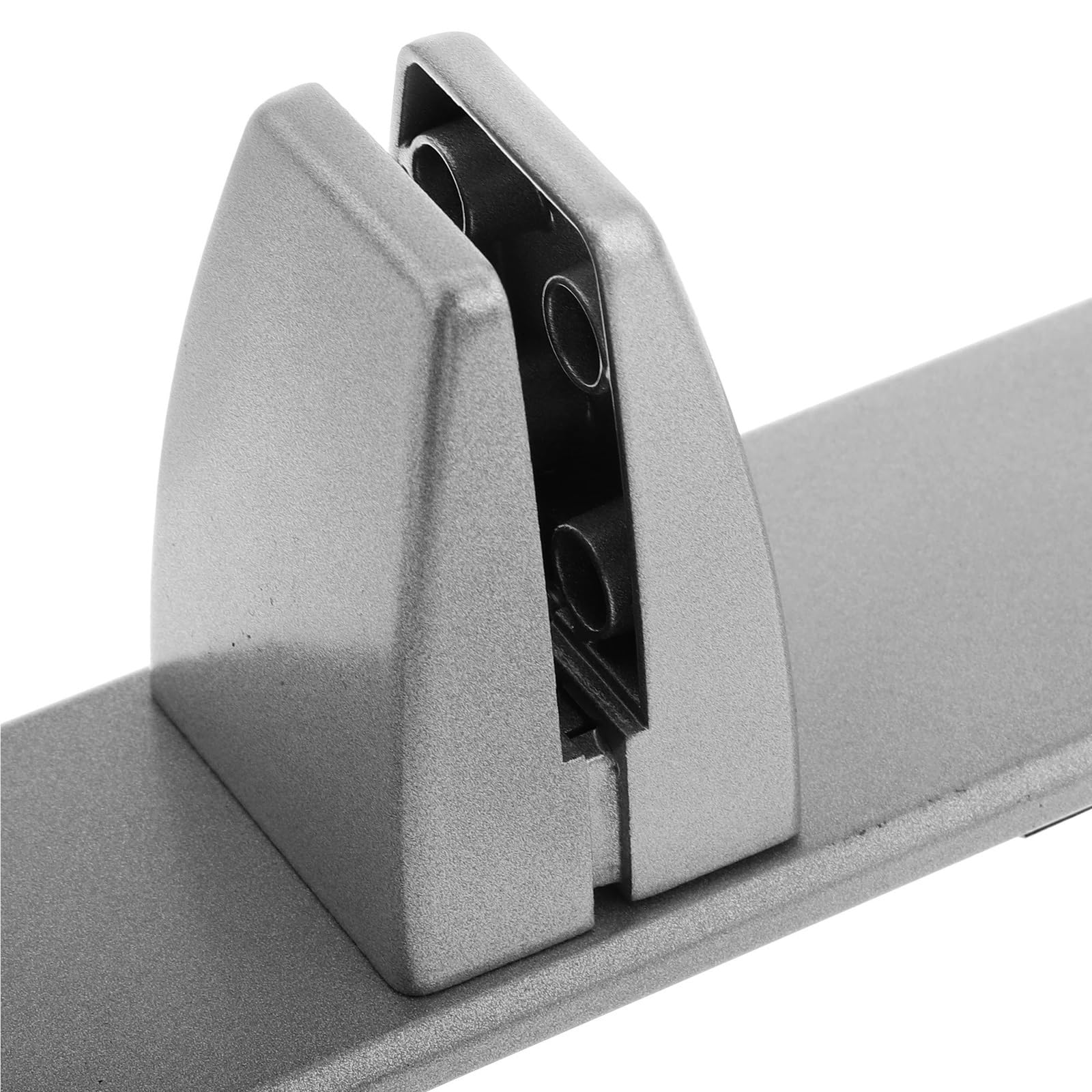 2 Pezzi di Supporto divisorio Verticale for Schermo Mobile esteso, for scrivania, for Pannello Base Piatto for Ufficio, in Vetro per Scrivania