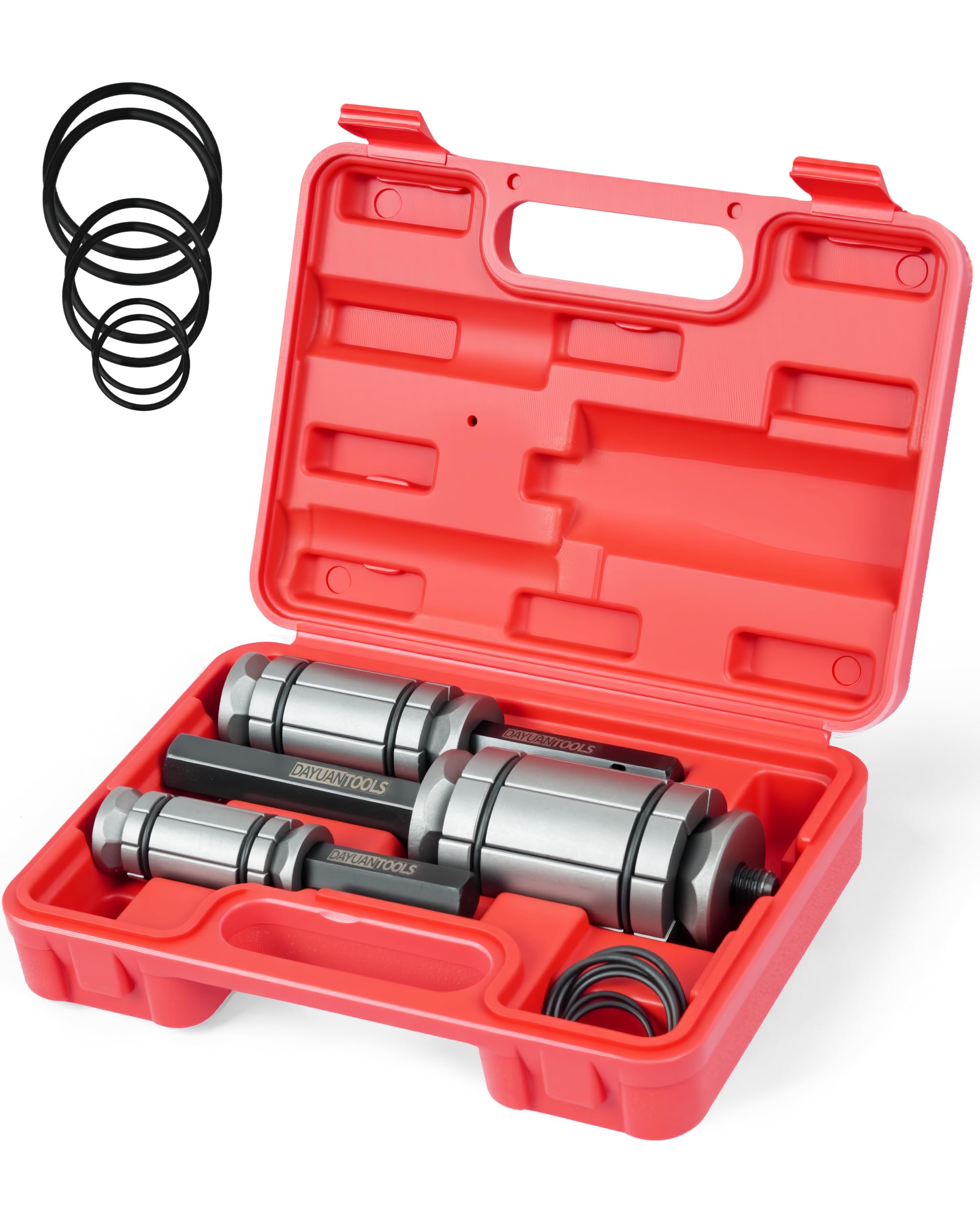 DAYUAN Lot de 3 élargisseurs de tuyau d'échappement universels de 1-1/8" à 3-1/2" pour tuyau d'échappement Ø 29 à 89 mm, élargisseur pour tuyaux d'échappement