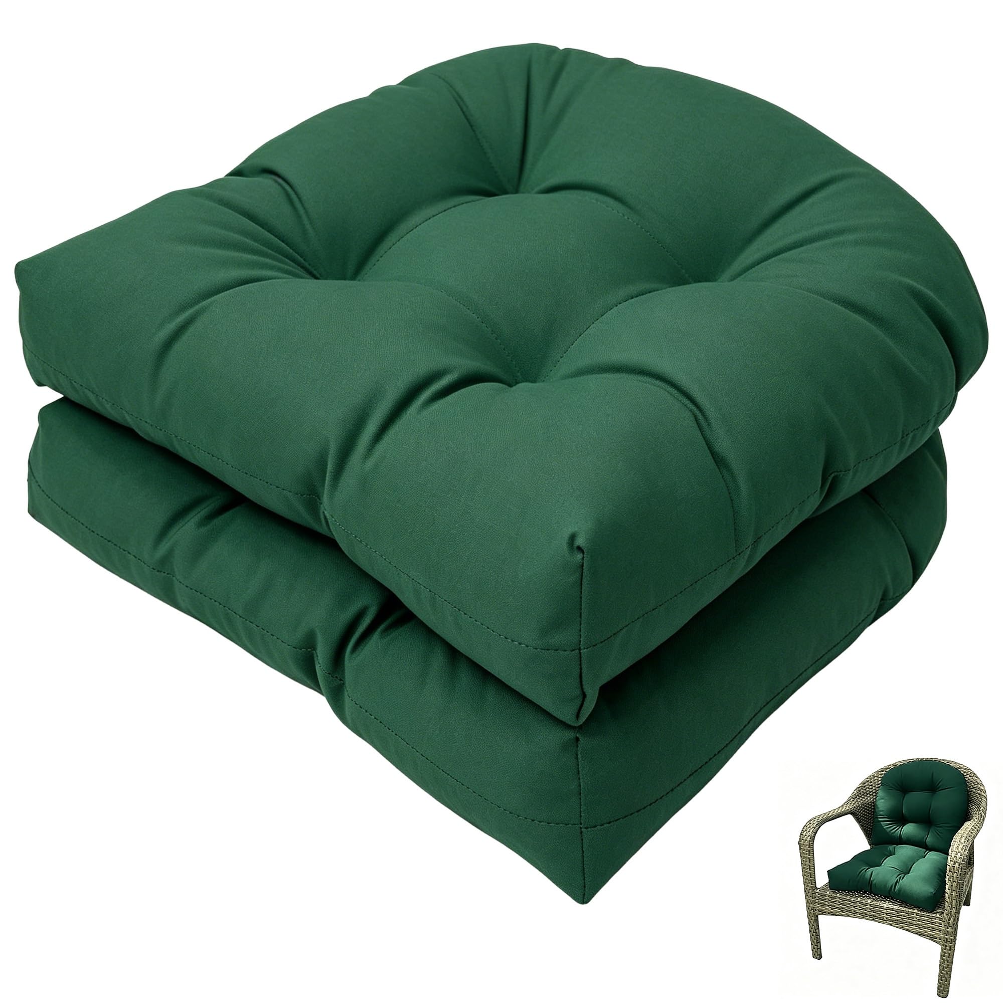 Coussins de chaise d'extérieur pour meubles de patio et soirées conviviales au jardin