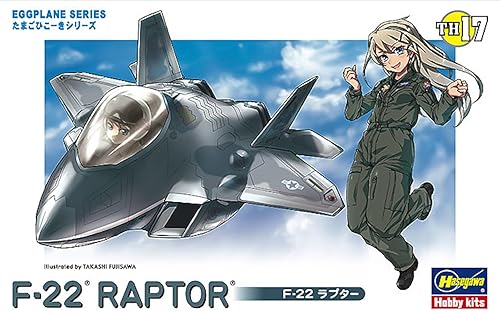 Miniatura 2 de Hasegawa Kits de construcción modelo F-22 Raptor de avión de huevo TH17
