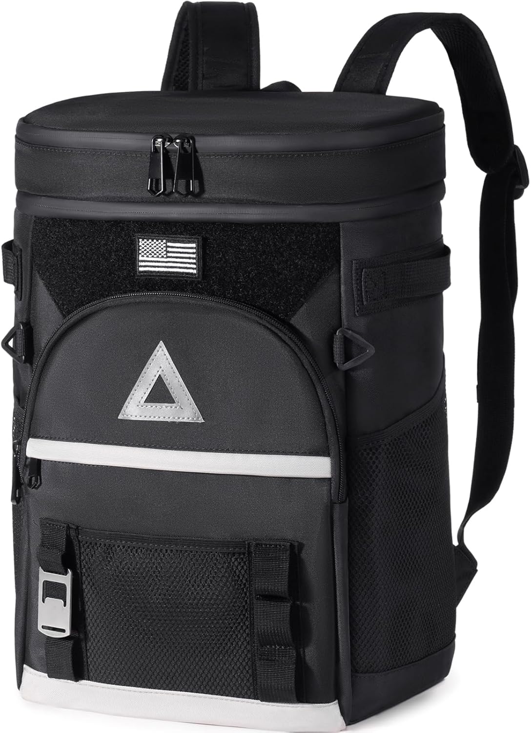 Bacgnyer Backpack Cooler Insulated Leakproof - 30L Waterproof Cooler Bag for Men & Women, Portable Soft Sided for Camping, Beach, Fishing, Lunch, Hiking with Magnetic Fold & Dry Storage Design