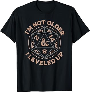 Dungeons & Dragons Birthday Level Up T-Shirt