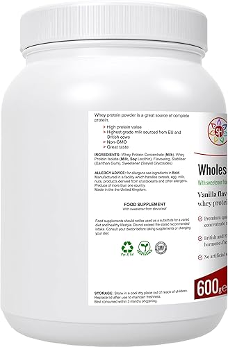 Miniatura 9 de Batido de proteína de suero saludable (vainillla) - Espiritualidad, ciencia y suplementos por Shakra Health