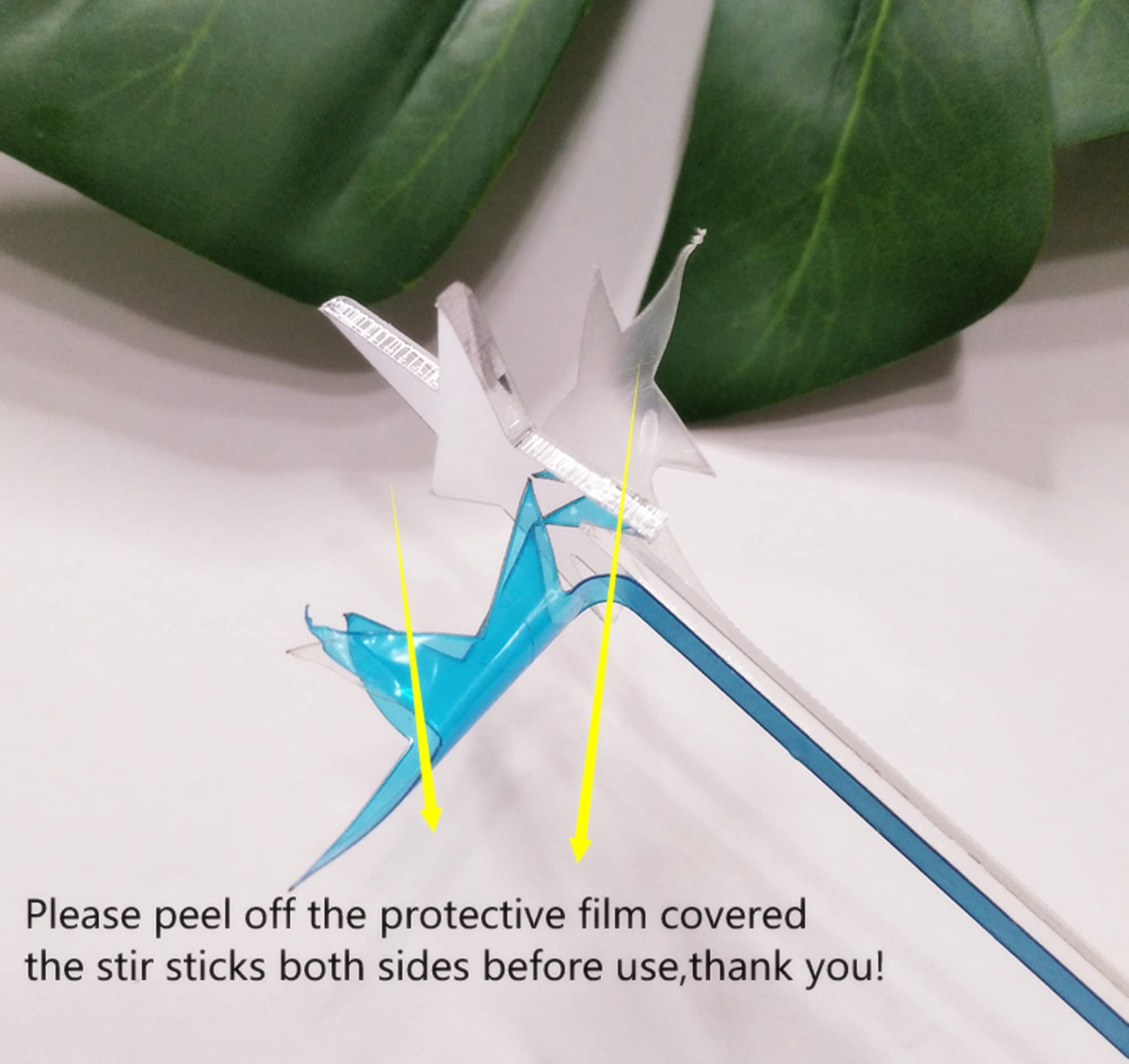 20PCS Star Drink Stirrers, Acrylic Cocktail Stirrers, Drink Stirrers, Laser Cut Wedding Decor Drink Stirrers Swizzle Sticks (Silver Mirror)